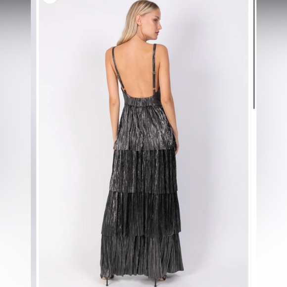 Sabina Musayev Metallic Gown - Picture 2 of 3